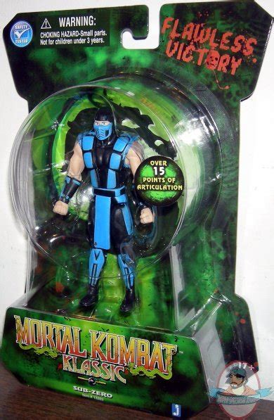 Mortal Kombat 2 4 Inch Sub Zero Classic Ninja Action Figure Jazwares Man Of Action Figures