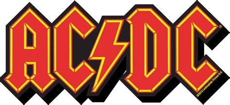 Ac dc logo, ac/dc acdc lane logo music graphic design, rock band, text, fictional character png. AC/DC Logo Chunky Fridge Magnet 840391108141 | eBay