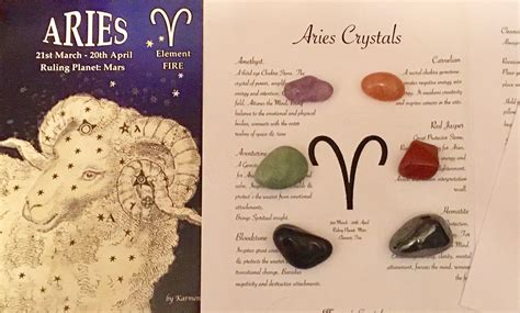 Aries Birthstone Set Aries Crystals Aries Gemstones Aries Crystal