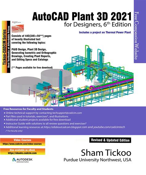 Autocad Plant 3d 2021 For Designers 6th Edition Prof Sham Tickoo