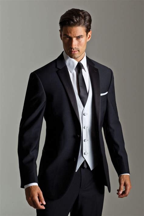There are set rules for wearing a tuxedo and it is important to get them straight. mens formal wear vest - Google Search | Omar looks ...