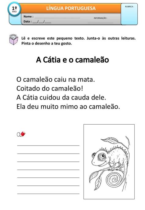 72 Fichas GrÁtis Para Ensino Básico De Língua Portuguesa Para Download