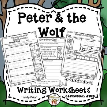 There a lot of different ways to make these activity sheets suit your purpose. Peter and the Wolf Writing Activities | 2nd grade music ...