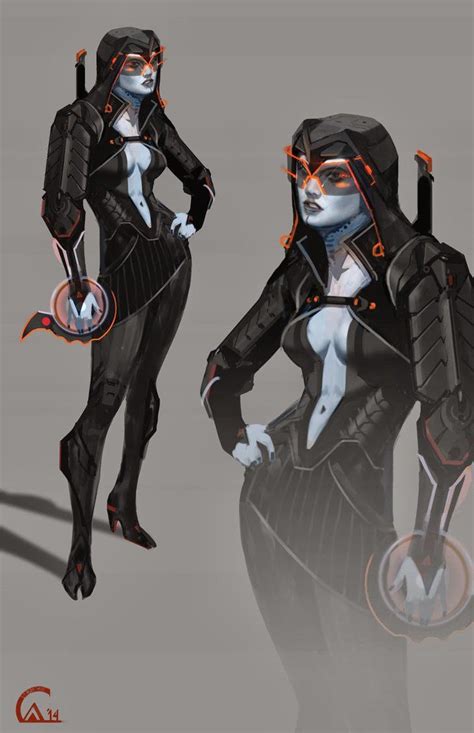 Mass Effect Assassin Fandesign By Kineticflow On Deviantart Punk
