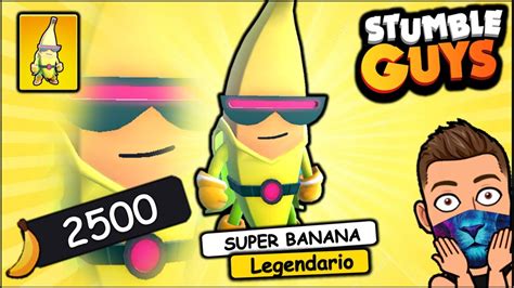 Jugando Stumble Guys Hasta Conseguir La Skin Diamond Banana 💎 Super Banana 🍌 Youtube