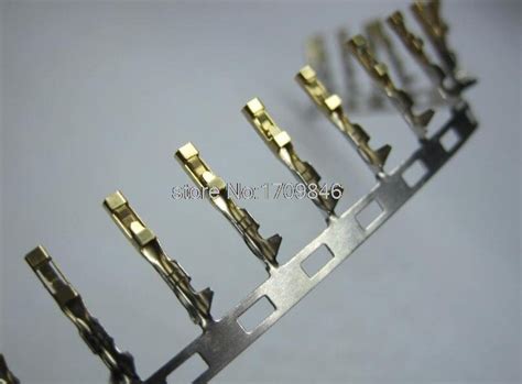 100pcs Female Pin Dupont Connector Gold Plated 2 54mm Connectors Gold