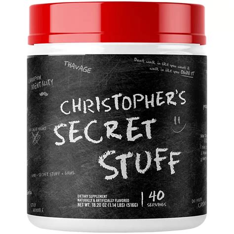 Cbum Thavage Christophers Secret Stuff Supplement City Usa Reviews