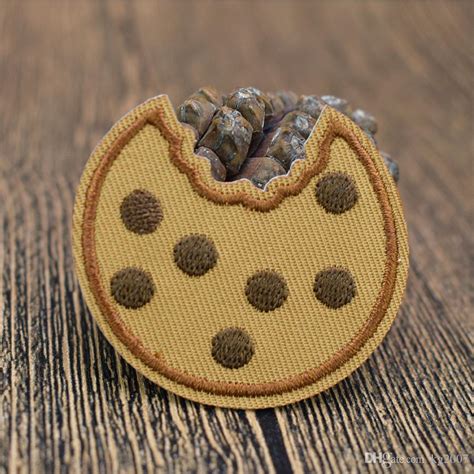 2020 Cookie Embroidered Patches For Clothing Bags Iron On Transfer