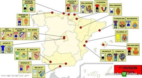 Descargar la última versión de test equipos de futbol para android. Mapa Liga 2011-2012: nombra los equipos, sitúalos en sus ...