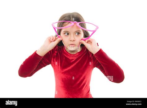 Eyesight And Eye Health Improve Eyesight Girl Kid Wear Big Eyeglasses