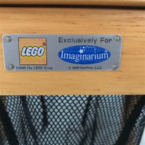 Lego Imaginarium Flip Top Wooden Table With Storage Bins And Wooden