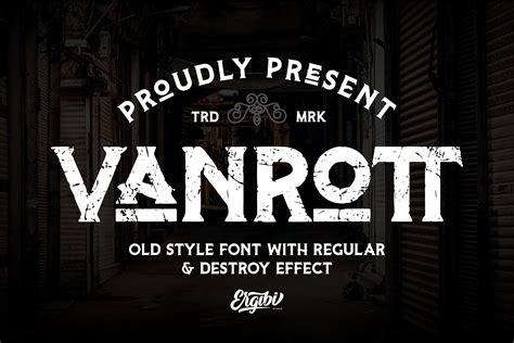 Vanrott Old Style Font Stunning Serif Fonts Creative Market