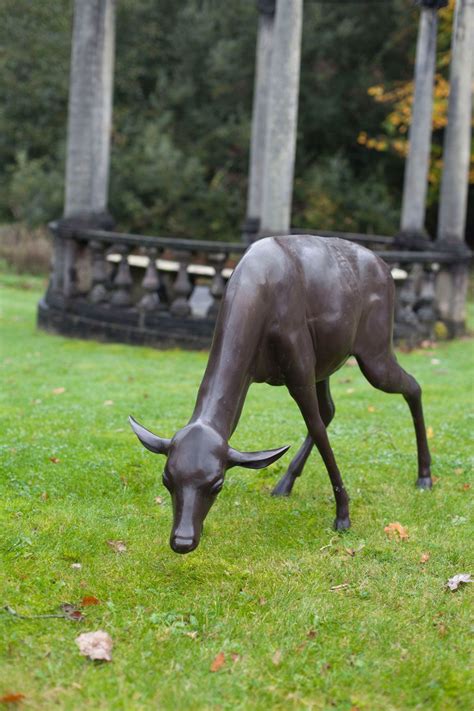 View Our Life Size Bronze Deer Outdoor Bronze Deer Garden Statue