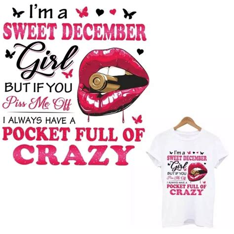 Im A Sweet December Girl But If You Piss Me Off And Pocket Etsy