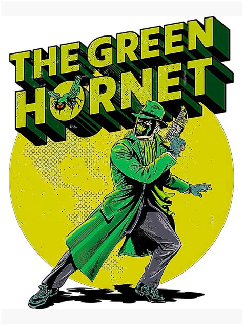 The Green Hornet Poster By Hertagreiner Redbubble