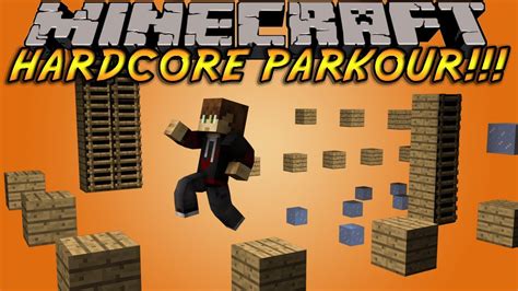 Hardcore Parkour Minecraft Server Mini Game Parkour Waustin Youtube
