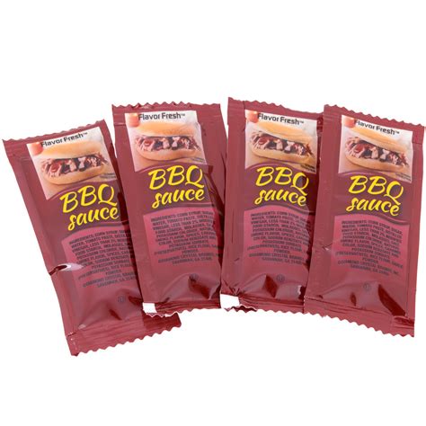 Barbecue Bbq Sauce 12 Gram Portion Packets 200case