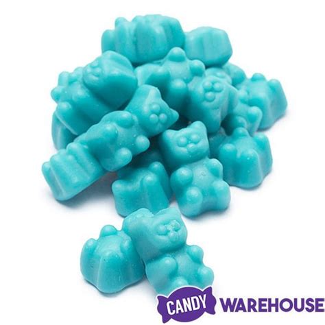 These Are Too Cute—blue Raspberry Gummy Bears Gummy Bear Candy Gummy