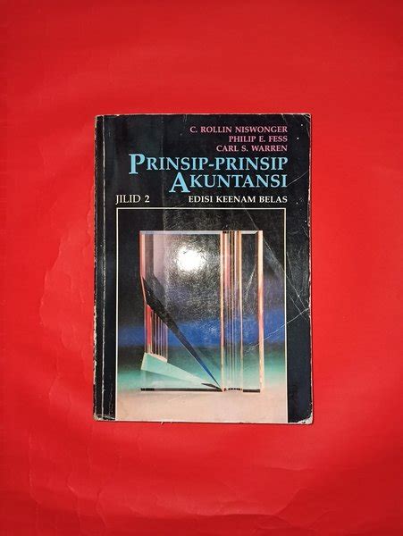 Jual Buku Prinsip Prinsip Akuntansi Edisi Keenam Belas Jilid 2 Di Lapak