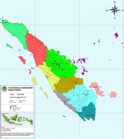 Peta Provinsi Di Pulau Sumatera Terbaru Gambar Hd Lengkap Keterangannya