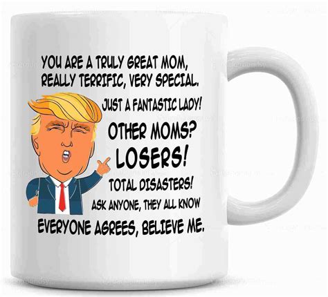 Gift For Mom Donald Trump Great Mom Funny Mug Christmas Gift For Mom Ebay