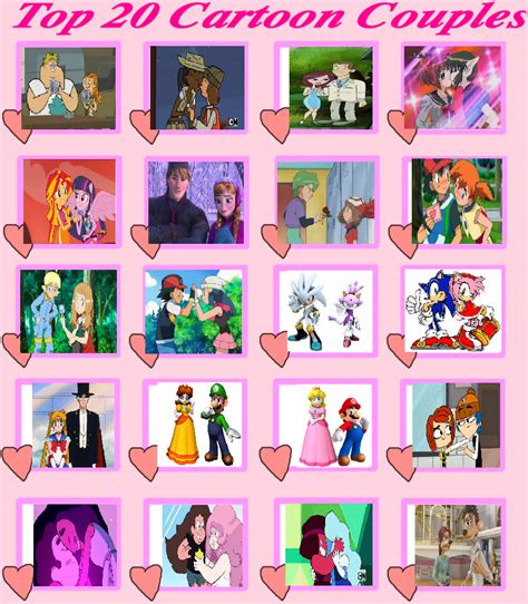My Top 20 Favorite Cartoon Couples By Britishgirl2012 On Deviantart