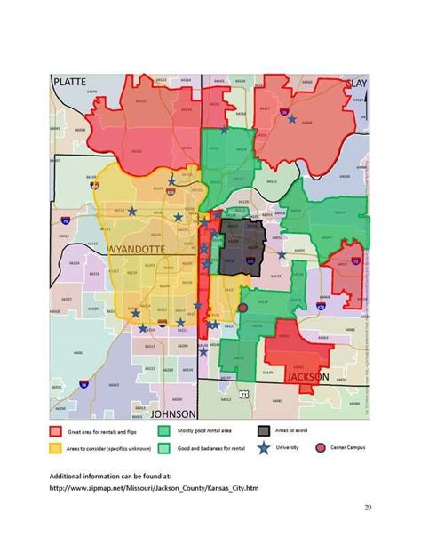 Kansas City Area Zip Code Map