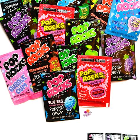 Pop Rocks Candy Ultimate 9 Flavor Assortment Strawberry Cherry