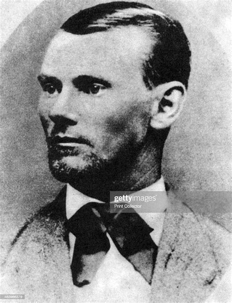 Jesse James American Outlaw C1869 1882 A Leading Member Of The
