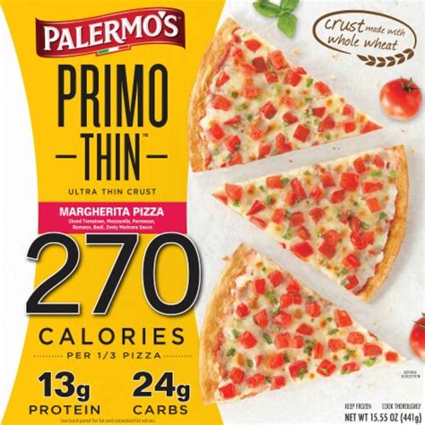 Palermos Primo Thin Margherita Ultra Thin Crust Pizza 1485 Oz