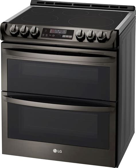 Lg 30 Black Stainless Steel Slide In Electric Range Contra Costa