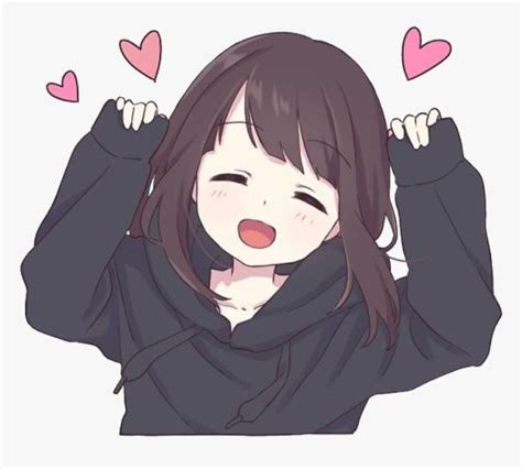 Cute Anime Girl Happy And Adorable Cuteanimegirls