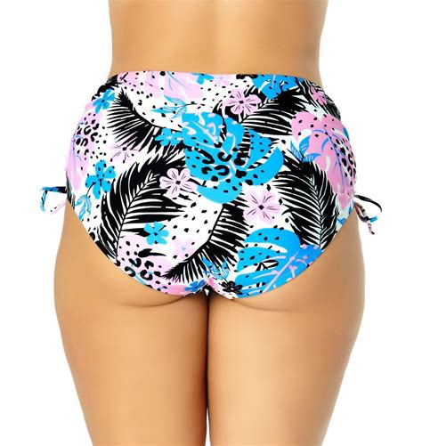 California Waves Esf10805 Plus Size Floral Bikini Bottoms Size 2022 Swimsuit 190608440428 Ebay