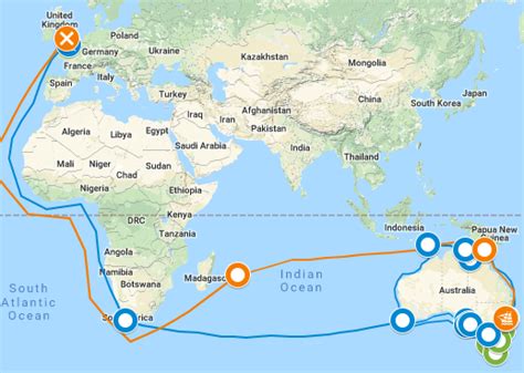Map Of Matthew Flinders Journey Benita Rosaline