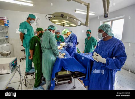 Gynäkologische Chirurgie Im Zentralen Krankenhaus Von Afghanischen