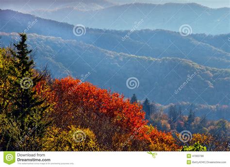 Fall Overlook In The Great Smoky Mountains Stock Photo Image Of Fall