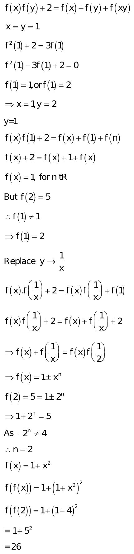 Functions If F X Is A Polynomial Function Satisfying 2 F X F Y F X F Y F Xy