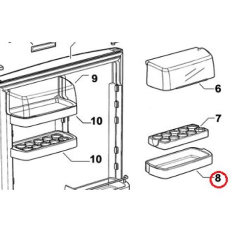 Fisher And Paykel Door Shelf 680 882689