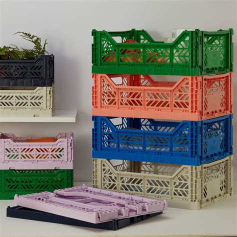 HAY Collapsible Storage Bins | Collapsible storage bins, Storage bins, Storage and organization