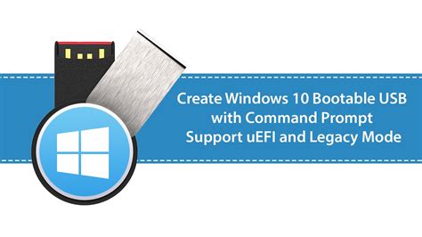 How To Create Windows 10 Bootable Usb With Command Prompt Support Uefi