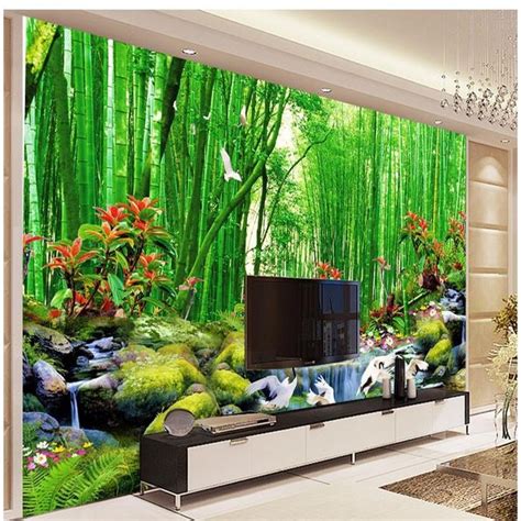 Beibehang Hd Bamboo фрески ТВ фон 3d настенные фрески обои для стен 3 D