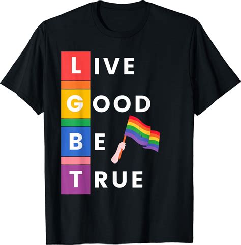 Lgbt Pride Flag T Shirt Amazon Co Uk Fashion
