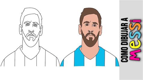 10 Dibujos Messi Para Imprimir