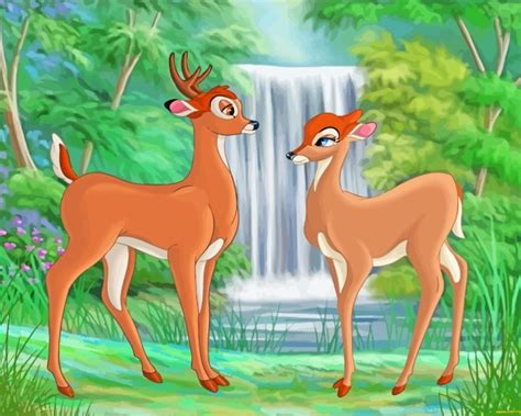 Disney Bambi Deer Paint By Numbers Canvas Paint By Numbers