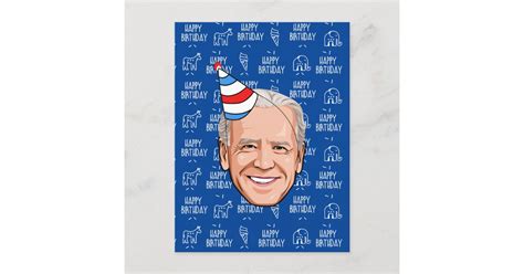 Joe Biden Birthday Postcard Zazzle