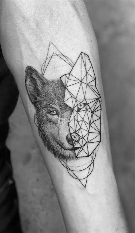 Top 75 Geometric Wolf Tattoo Design Super Hot Incdgdbentre