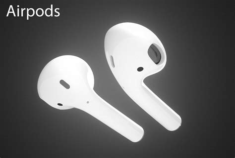 Thingiverse is a universe of things. Apple AirPods 3D Model MAX OBJ 3DS MTL | CGTrader.com