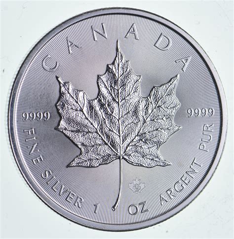 2014 11 Oz Canada Silver Maple Leaf 5 Coin 9999 Fine Brilliant