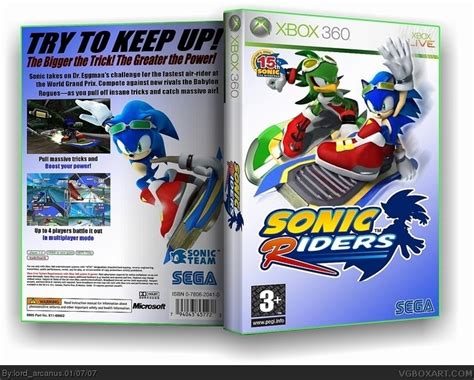 Sonic Riders Xbox 360 Box Art Cover By Lordarcanus