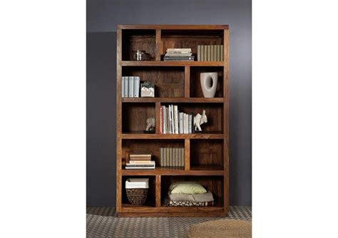 G Fine Furniture Solid Sheesham Wood Book Shelf Wooden Bookshelf For